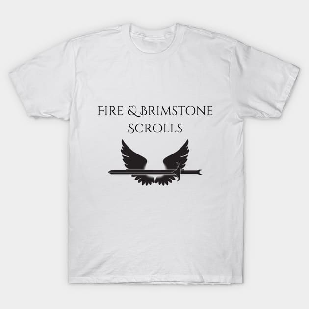 Fire & Brimstone Wings T-Shirt by Nikole Knight